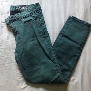 Gap green jeans